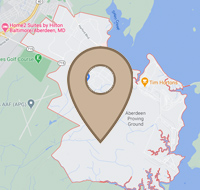 Google Map showing PM EW&C location
