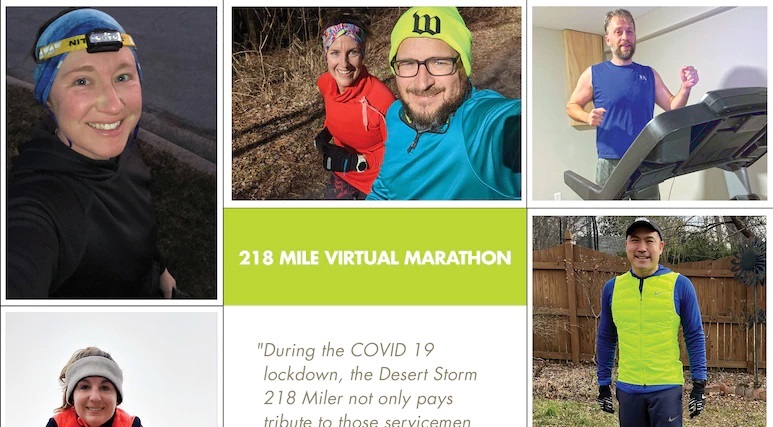 IS&A Team Members Commemorate Grueling March with Virtual Marathon