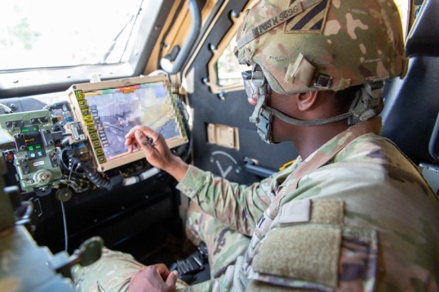 Recently Project Manager Positioning, Navigation & Timing (PNT) trained Soldiers and provided Mounted Assured PNT GEN 1 systems to the 2nd Armored Brigade Combat Team, 3rd Infantry Division marking the last CONUS unit to be equipped. (Photo Credit: U.S. Army)