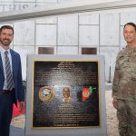 Mr. Mark C. Kitz & LT. General Robert L. Marion with MAJ. General Harold Greene Plaque