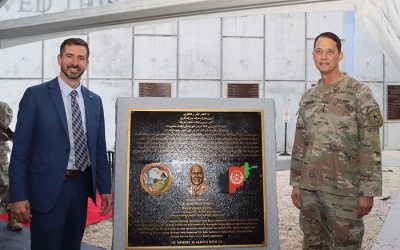 Beloved Army General Honored in Plaque Rededication Ceremony