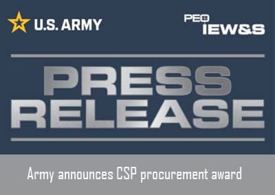 Army announces CSP procurement award