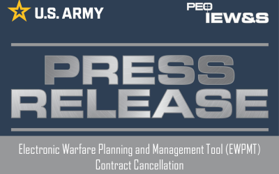 Electronic Warfare Planning and Management Tool (EWPMT) Contract Cancellation