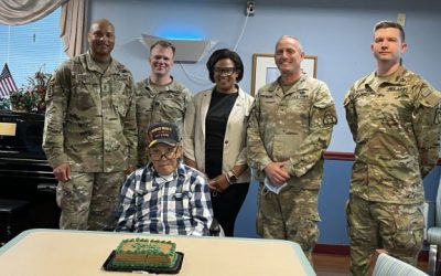 PEO IEW&S Puts Honor in Action at the Perry Point Maryland Veteran’s Facility