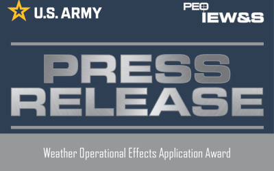 Army Announces Weather Operational Effects (WxOE) App – Award