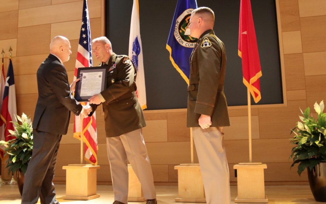 Electronic warfare leader passes responsibility